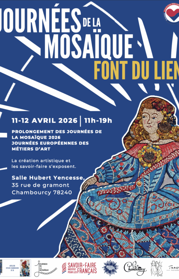 Affiche des Journées de la mosaïque font du lien